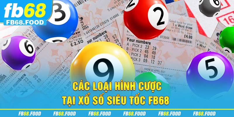 Các loại hình cược tại xổ số siêu tốc FB68