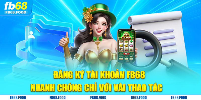 Đăng ký tài khoản FB68 nhanh chóng chỉ với vài thao tác