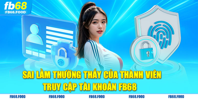 Sai lầm thường thấy của thành viên truy cập tài khoản FB68