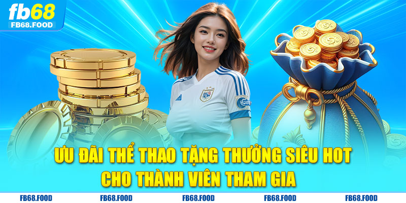 Ưu đãi thể thao, tặng thưởng siêu HOT cho thành viên tham gia